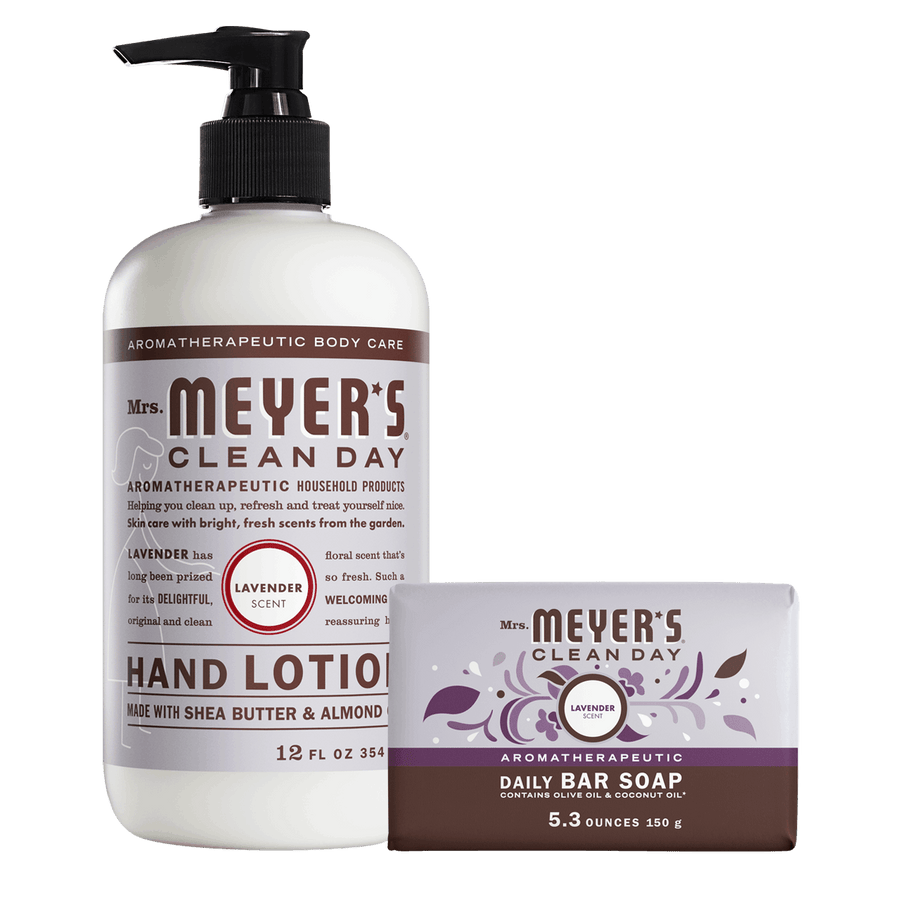 583508a5-d3e2-55f2-a696-19f8b4685c28.png Lavender Bar Soap & Hand Lotion Set - Image 1